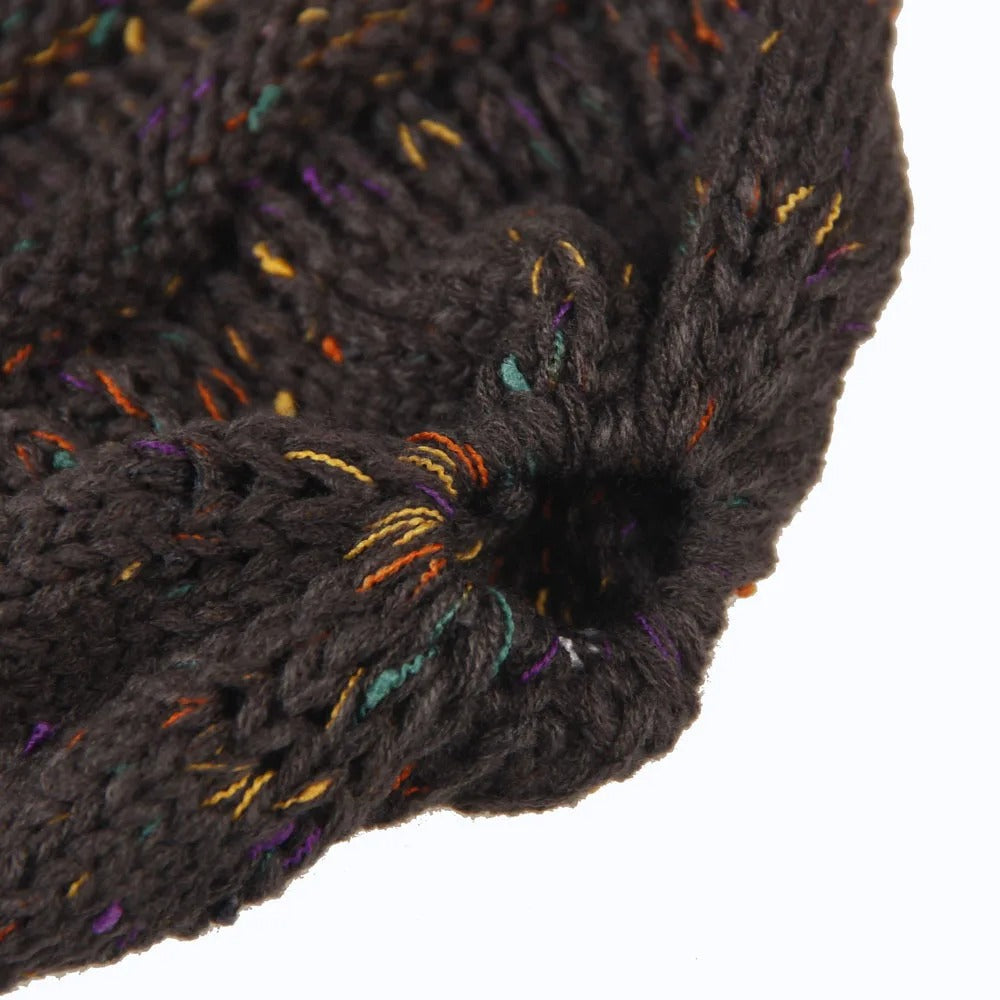 Soft Knit Beanie That'S Perfect For Ponytails & Buns