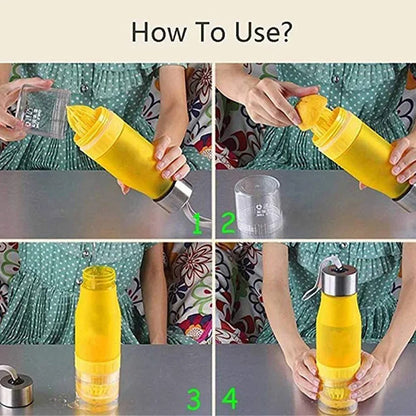 Eco-Friendly Fruit Infuser Sports Water Bottle