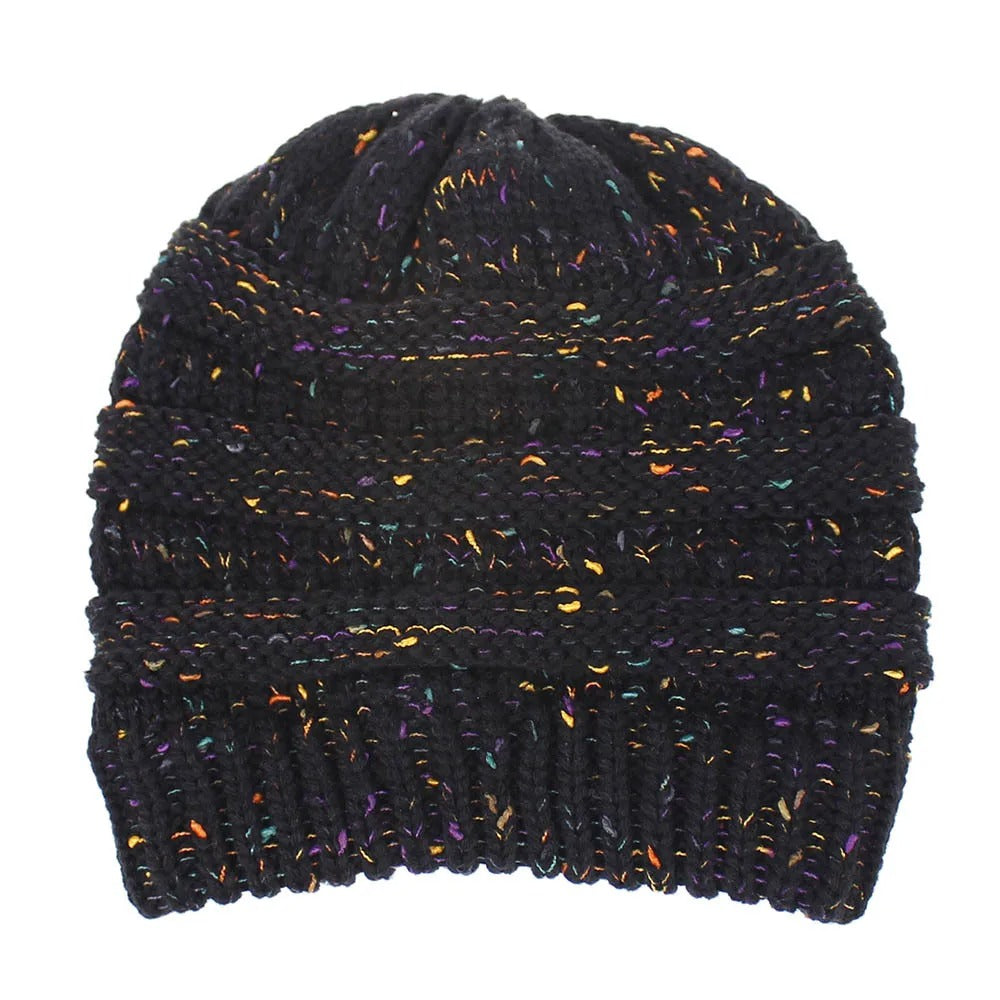 Soft Knit Beanie That'S Perfect For Ponytails & Buns