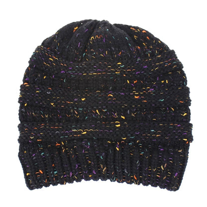 Soft Knit Beanie That'S Perfect For Ponytails & Buns