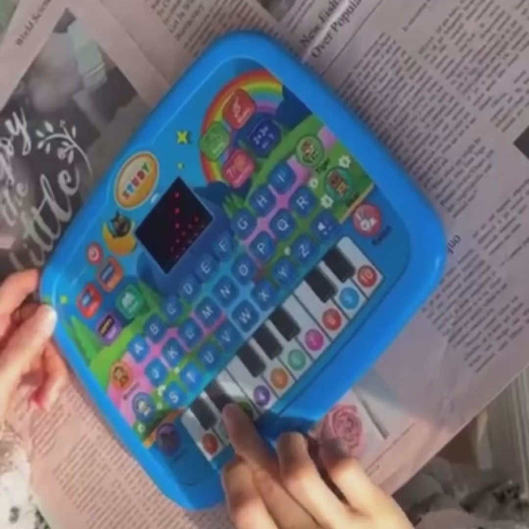 Educational Learning Tablet Toy with Sound Effects and LED Screen Safe for Ages 3+
