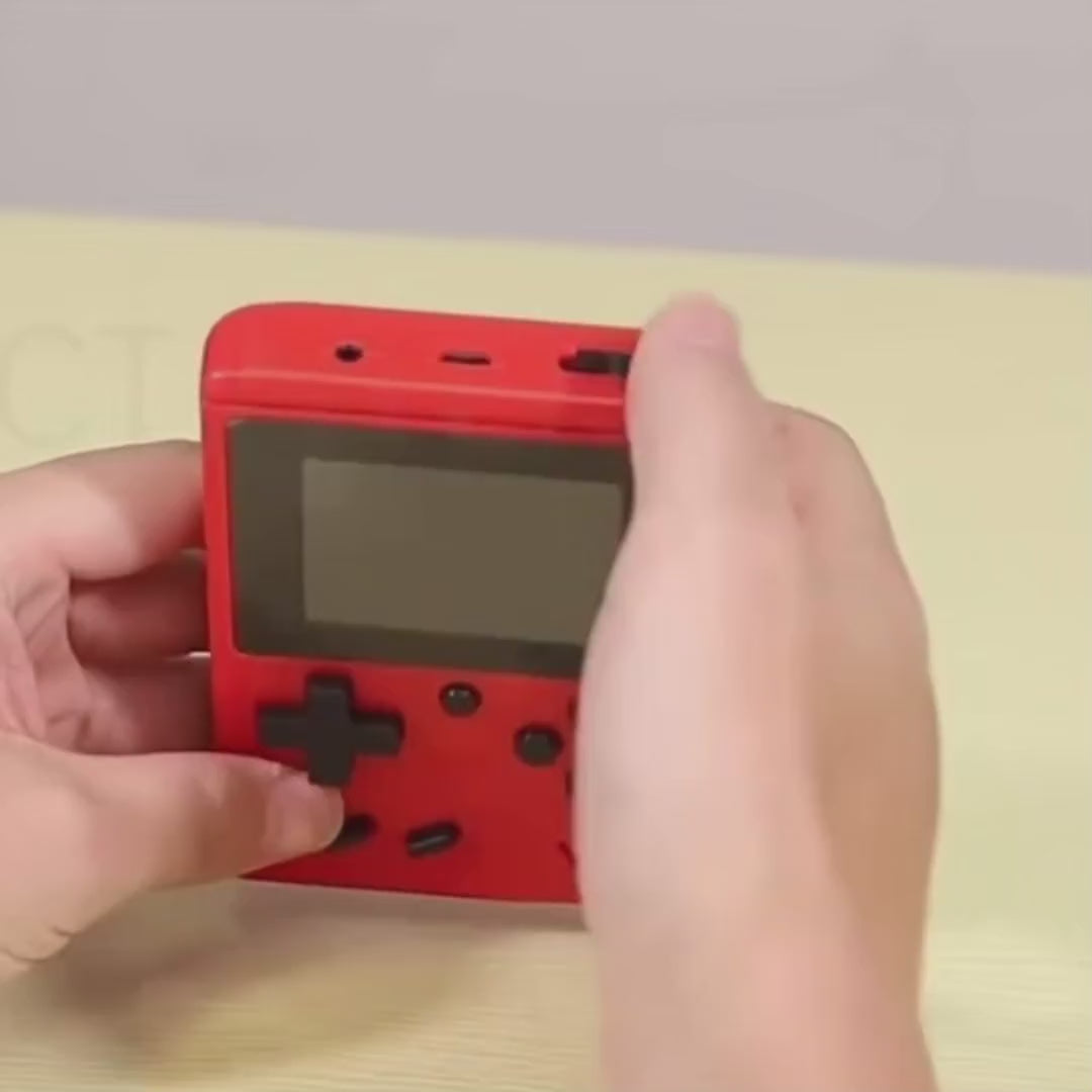 Retro Game Console with 400 Built-in Classic Games, TV Connectivity and Compact Design