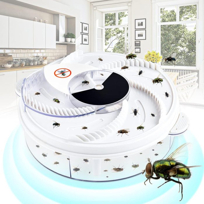 Electric Fly Trap, Fly Trap Pest Device Insect Catcher Automatic Flycatcher Fly Trap Pest Reject Control Catcher Insect Repellents Tools