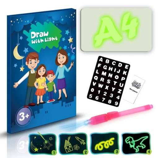 Light Drawing Pad – 3D Magi 8 Light Effects Educational Toy