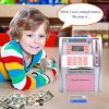 Upgraded Talking ATM Piggy Bank for Kids Adults, Toy Money Bank for Real Money with Voice Prompt, Electronic Money Safe Coin Box