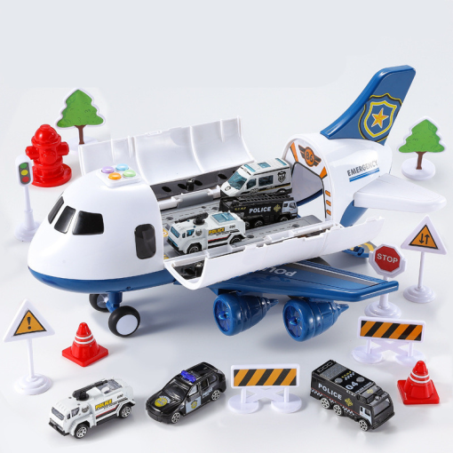 Extra Large Airplane Vehicle Play Sets Police, Construction Or Fireman Toys