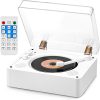 Retro CD Player, CD Player Portable with Bluetooth, Vintage Desktop CD Player with Speakers