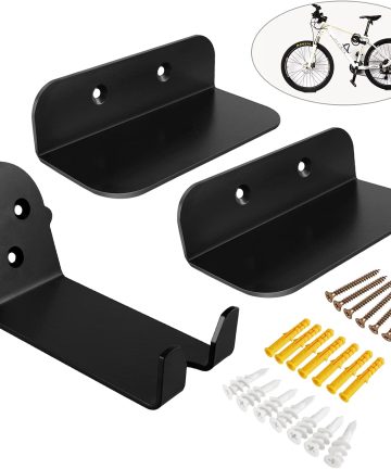 Bicycle Rack Wall Metal Hook Bicycle Mountain Bike Wall Bracket Premium Bike Wall Mount Hook Hanger Rack