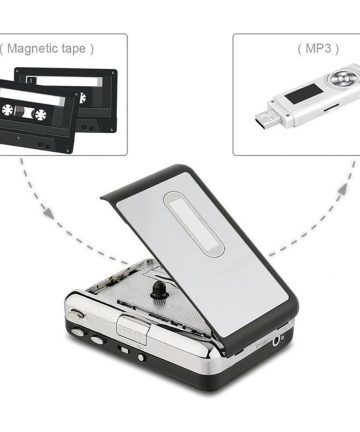 Cassette Tape To USB Converter, Cassette Tape Player Record Tape to MP3 Digital Converter, Portable Cassette Player