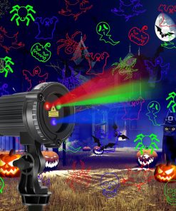 Halloween Outdoor Projection Light, Halloween Holographic Projector Light