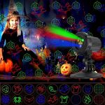 Halloween Outdoor Projection Light, Halloween Holographic Projector Light