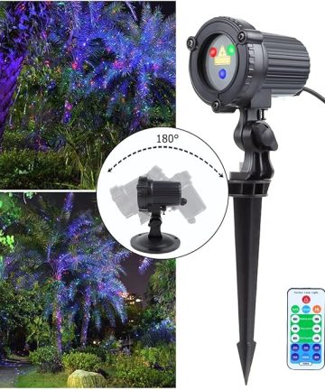 Halloween Outdoor Projection Light, Halloween Holographic Projector Light