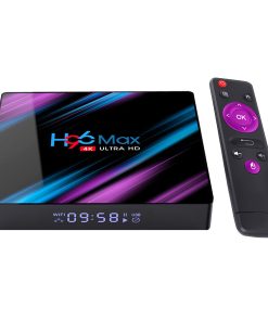 Smart TV Box H96 Max Android 11, Chipset RK3318 Quad Core 64bit with 2.4G WiFi 4K Ultra HD H.265 Streaming Media Player