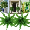 Uv Resistant Lifelike Artificial Boston Fern For Outdoors