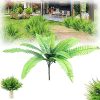 Uv Resistant Lifelike Artificial Boston Fern For Outdoors