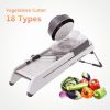 Mandoline Food Slicer for Kitchen, Adjustable Vegetable Chopper-Stainless Steel Food Chopper, Vegetable Slicer