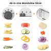 Mandoline Food Slicer for Kitchen, Adjustable Vegetable Chopper-Stainless Steel Food Chopper, Vegetable Slicer