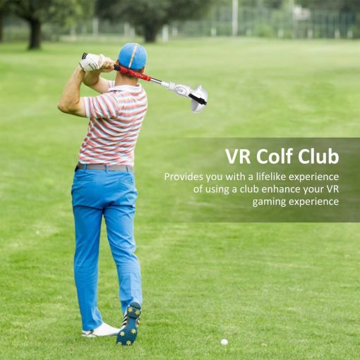 VR Golf Club Handle Accessories, Virtual Reality Baseball Controller Attachment, Simulator Real Golf Game Bat Adapter